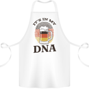 German Beer It's in My DNA Funny Germany Cotton Apron 100% Organic White