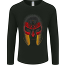 German Spartan Helmet Germany Gym MMA Mens Long Sleeve T-Shirt Black