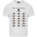 German War Planes WWII Fighters Aircraft Mens Cotton T-Shirt Tee Top White