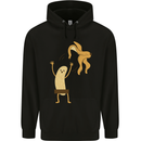 Get Naked Censored Banana Funny Mens 80% Cotton Hoodie Black