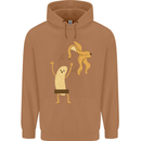 Get Naked Censored Banana Funny Mens 80% Cotton Hoodie Caramel Latte