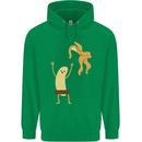Get Naked Censored Banana Funny Mens 80% Cotton Hoodie Irish Green