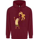 Get Naked Censored Banana Funny Mens 80% Cotton Hoodie Maroon