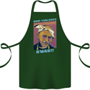 Ghandi Parody Gangsta Rap Music Hip Hop Cotton Apron 100% Organic Forest Green
