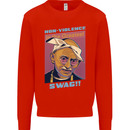 Ghandi Parody Gangsta Rap Music Hip Hop Kids Sweatshirt Jumper Bright Red