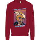Ghandi Parody Gangsta Rap Music Hip Hop Kids Sweatshirt Jumper Red