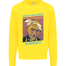 Ghandi Parody Gangsta Rap Music Hip Hop Kids Sweatshirt Jumper Yellow
