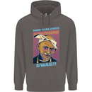 Ghandi Parody Gangsta Rap Music Hip Hop Mens 80% Cotton Hoodie Charcoal