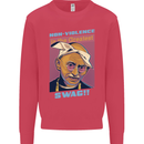 Ghandi Parody Gangsta Rap Music Hip Hop Mens Sweatshirt Jumper Heliconia