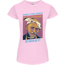 Ghandi Parody Gangsta Rap Music Hip Hop Womens Petite Cut T-Shirt Light Pink