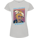 Ghandi Parody Gangsta Rap Music Hip Hop Womens Petite Cut T-Shirt Sports Grey