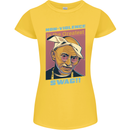 Ghandi Parody Gangsta Rap Music Hip Hop Womens Petite Cut T-Shirt Yellow