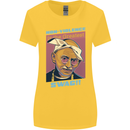 Ghandi Parody Gangsta Rap Music Hip Hop Womens Wider Cut T-Shirt Yellow