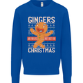 Gingers Are for Life Not Just for Christmas Mens Sweatshirt Jumper Royal Blue