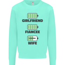 Girlfriend Fiance Wife Loading Engagement Mens Sweatshirt Jumper Peppermint