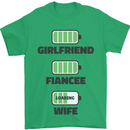 Girlfriend Fiance Wife Loading Engagement Mens T-Shirt Cotton Gildan Irish Green