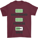 Girlfriend Fiance Wife Loading Engagement Mens T-Shirt Cotton Gildan Maroon