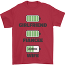 Girlfriend Fiance Wife Loading Engagement Mens T-Shirt Cotton Gildan Red