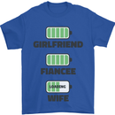 Girlfriend Fiance Wife Loading Engagement Mens T-Shirt Cotton Gildan Royal Blue