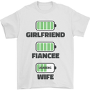Girlfriend Fiance Wife Loading Engagement Mens T-Shirt Cotton Gildan White