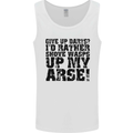 Give up Darts? Player Funny Mens Vest Tank Top White