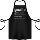 Goalie Keeper Football Ice Hockey Funny Cotton Apron 100% Organic Black