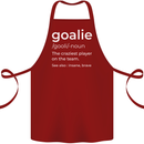 Goalie Keeper Football Ice Hockey Funny Cotton Apron 100% Organic Maroon