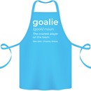 Goalie Keeper Football Ice Hockey Funny Cotton Apron 100% Organic Turquoise