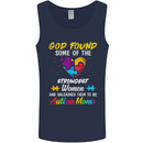 God Found Autism Moms Autistic ASD Mens Vest Tank Top Navy Blue