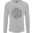 Goddess Shiva Hindu God Hinduism Religion Mens Long Sleeve T-Shirt Sports Grey