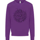 Goddess Shiva Hindu God Hinduism Religion Mens Sweatshirt Jumper Purple