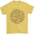 Goddess Shiva Hindu God Hinduism Religion Mens T-Shirt Cotton Gildan Yellow