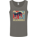 Goldendoodle Dog Art Mens Vest Tank Top Charcoal
