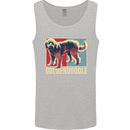 Goldendoodle Dog Art Mens Vest Tank Top Sports Grey