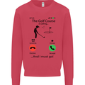 Golf Is Calling Golfer Golfing Funny Kids Sweatshirt Jumper Heliconia