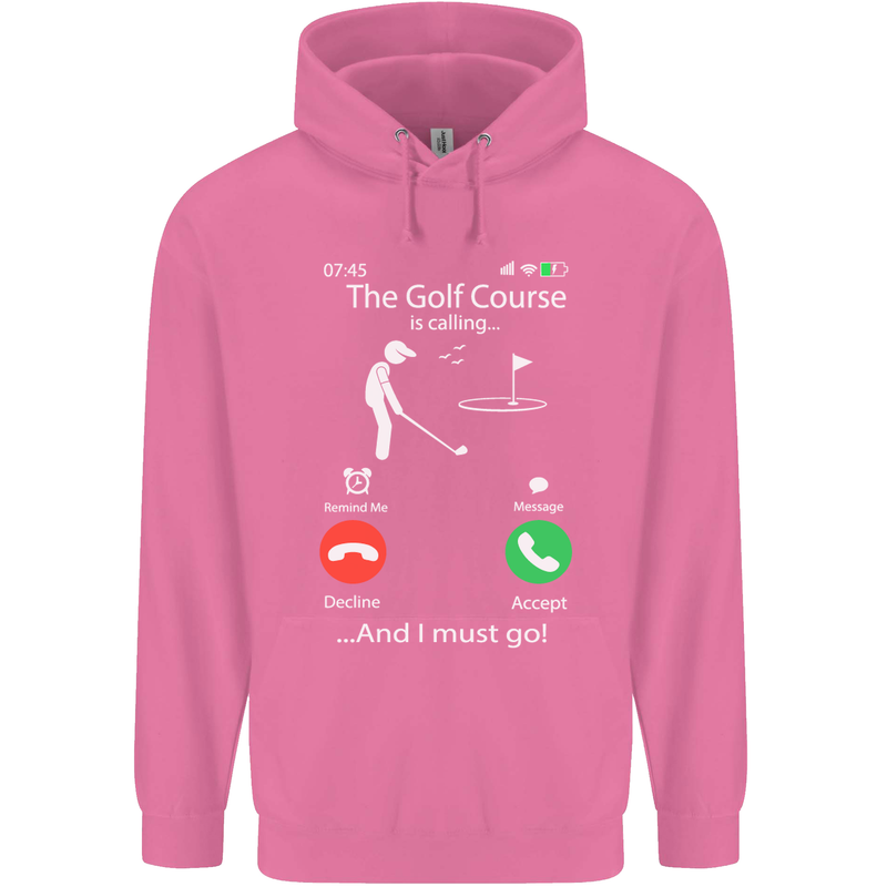 Golf Is Calling Golfer Golfing Funny Mens 80% Cotton Hoodie Azelea