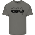 Golf Life's Important Choices Funny Golfing Kids T-Shirt Childrens Charcoal