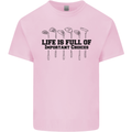 Golf Life's Important Choices Funny Golfing Kids T-Shirt Childrens Light Pink