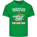 Golf Weekend Golfer Alcohol Beer Funny Mens Cotton T-Shirt Tee Top Irish Green