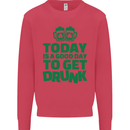 Good Day to Get Drunk St. Patrick's Day Mens Sweatshirt Jumper Heliconia