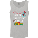 Good Naughty I Tried Funny Christmas Xmas Mens Vest Tank Top Sports Grey