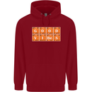 Good Vibes Periodic Table Chemistry Funny Childrens Kids Hoodie Red