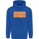 Good Vibes Periodic Table Chemistry Funny Childrens Kids Hoodie Royal Blue