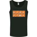 Good Vibes Periodic Table Chemistry Funny Mens Vest Tank Top Black