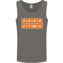 Good Vibes Periodic Table Chemistry Funny Mens Vest Tank Top Charcoal
