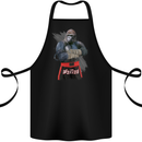 Gorilla Fighter MMA Martial Arts Muay Thai Cotton Apron 100% Organic Black