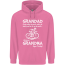 Grandad Cycles When He Wants Cycling Bike Mens 80% Cotton Hoodie Azelea