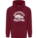 Grandad & Granddaughter Best Friends Mens 80% Cotton Hoodie Maroon