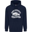 Grandad & Granddaughter Best Friends Mens 80% Cotton Hoodie Navy Blue