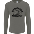 Grandad & Granddaughters Grandparent's Day Mens Long Sleeve T-Shirt Charcoal